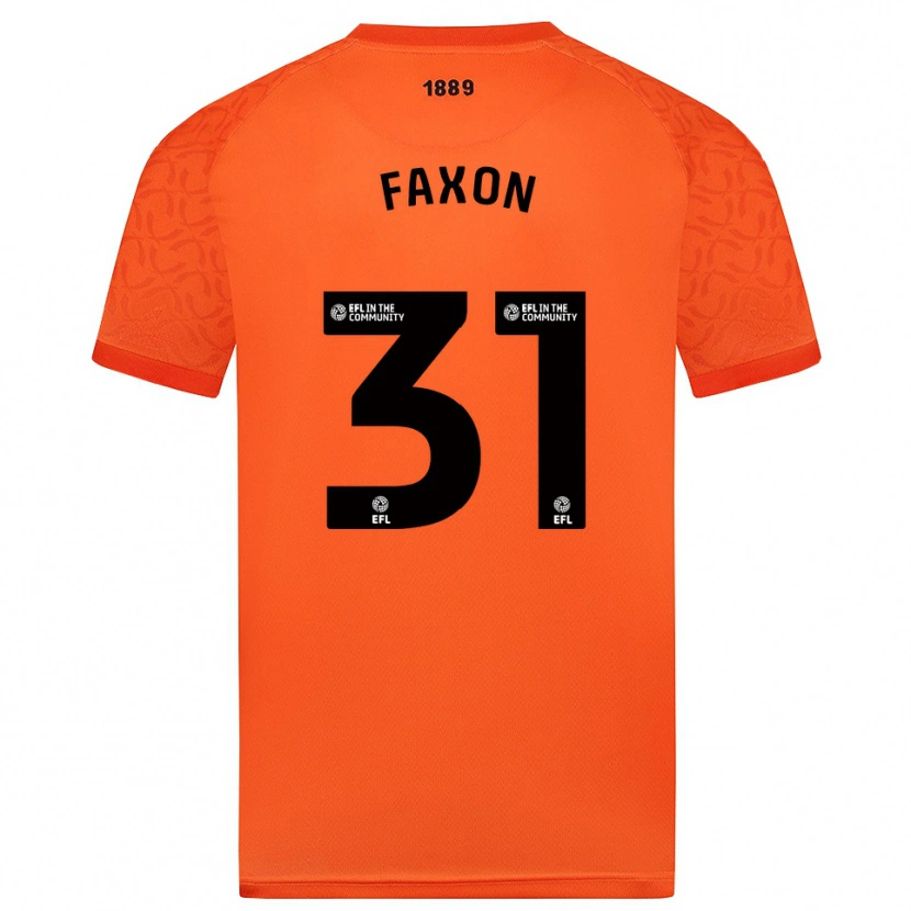 Danxen Męski Luke Faxon #31 Czarno-Pomarańczowy Koszulka Bramkarska 2025/26