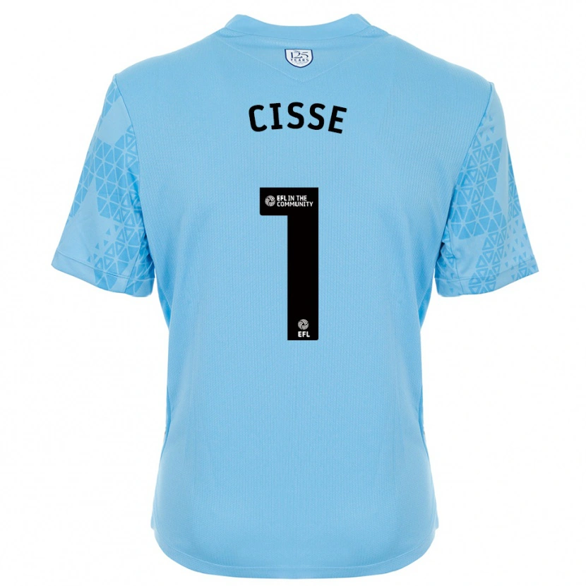 Danxen Męski Ben Cisse #1 Błękitno-Czarny Koszulka Bramkarska 2025/26