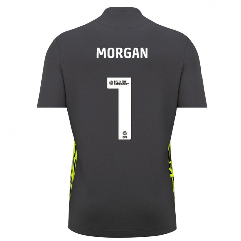 Danxen Męski Delyth Morgan #1 Leśno-Szary Zielony Koszulka Bramkarska 2025/26