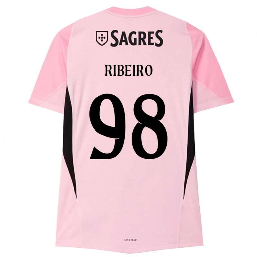 Danxen Męski Ricardo Ribeiro #98 Różowy Czarny Koszulka Bramkarska 2025/26