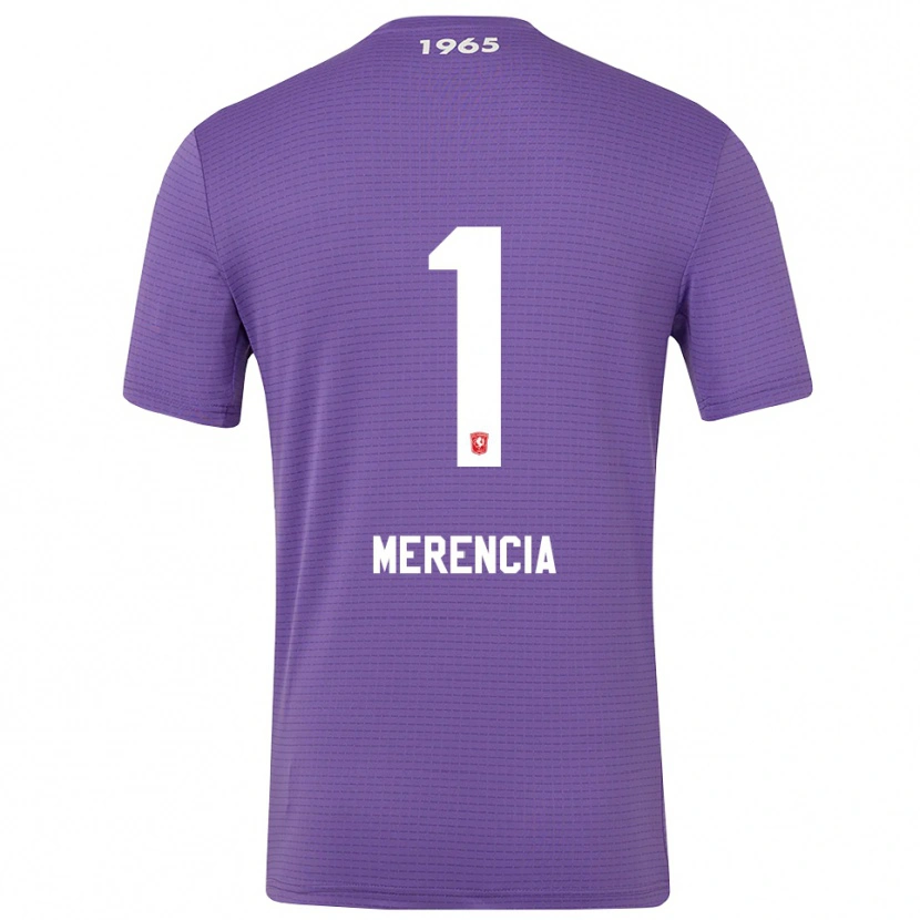 Danxen Męski Leandro Merencia #1 Średni Fioletowy Koszulka Bramkarska 2025/26