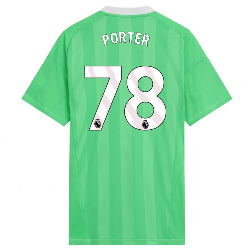 Danxen Męski Jack Porter #78 Jasnozielony Biały Koszulka Bramkarska 2025/26