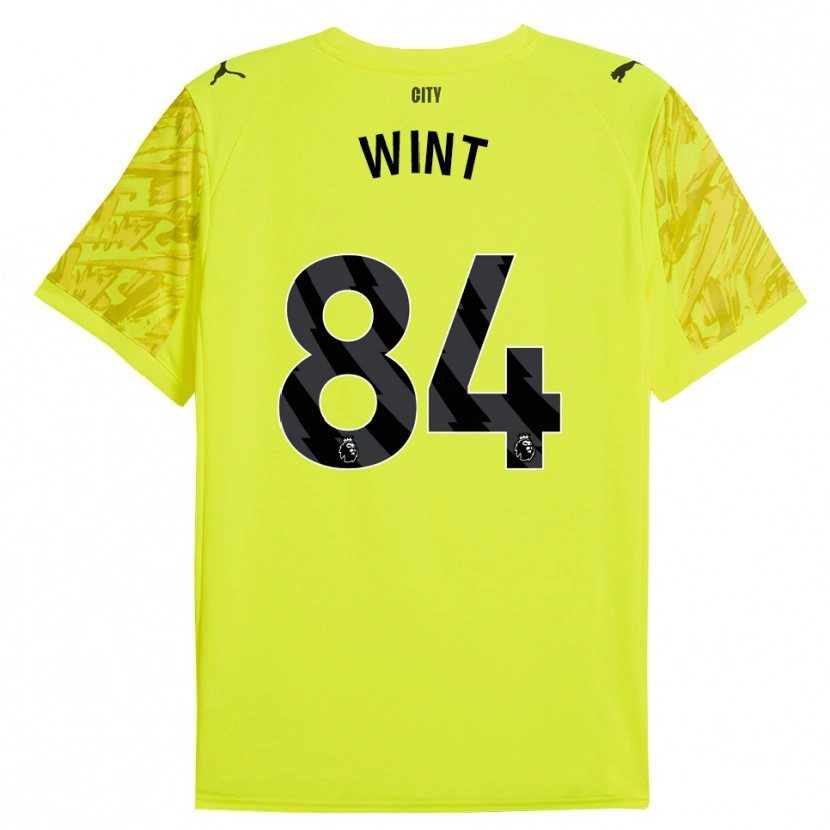 Danxen Męski Jack Wint #84 Żółty Pomarańczowy Czarny Koszulka Bramkarska 2025/26