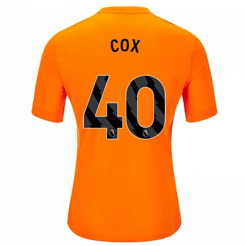 Danxen Męski Katie Cox #40 Pomarańczowy Czarny Koszulka Bramkarska 2025/26