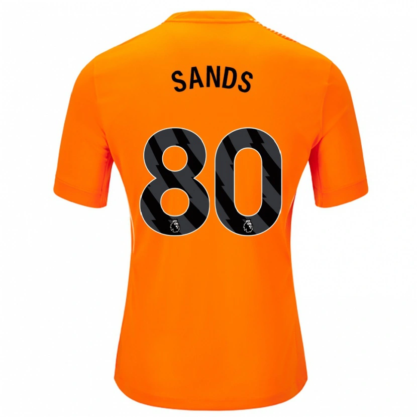 Danxen Męski Hudson Sands #80 Pomarańczowy Czarny Koszulka Bramkarska 2025/26
