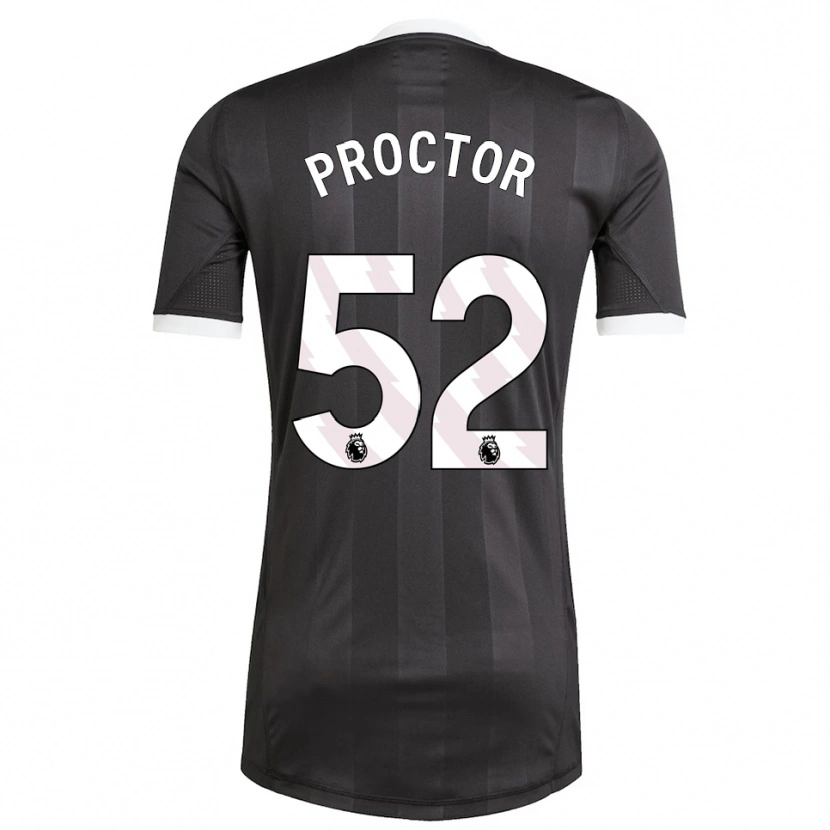 Danxen Męski Sam Proctor #52 Czarny Biały Koszulka Bramkarska 2025/26