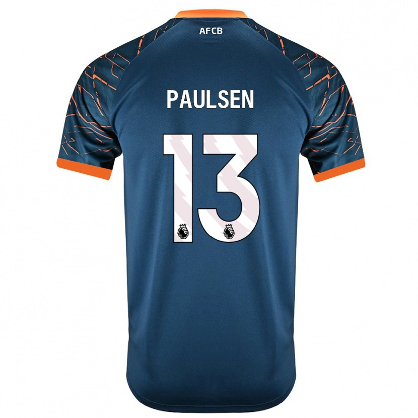 Danxen Męski Alex Paulsen #13 Ciemnoniebieski Łupek Koszulka Bramkarska 2025/26