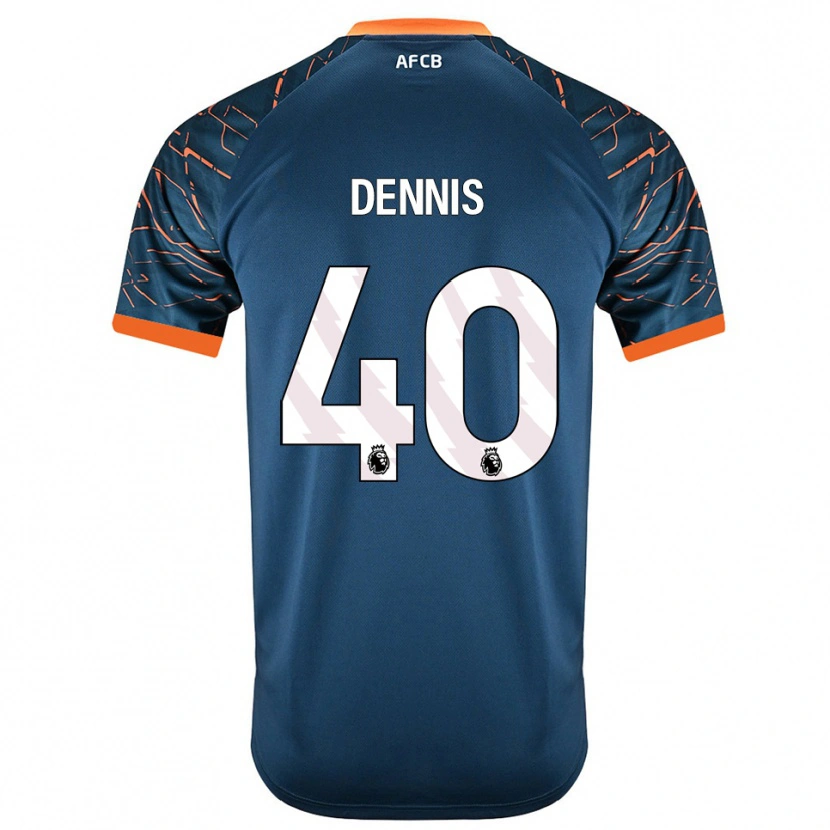 Danxen Męski Will Dennis #40 Ciemnoniebieski Łupek Koszulka Bramkarska 2025/26
