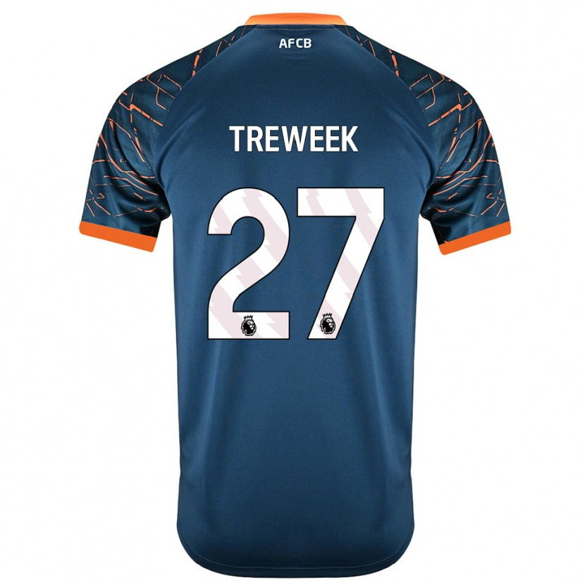 Danxen Męski Amber Treweek #27 Ciemnoniebieski Łupek Koszulka Bramkarska 2025/26