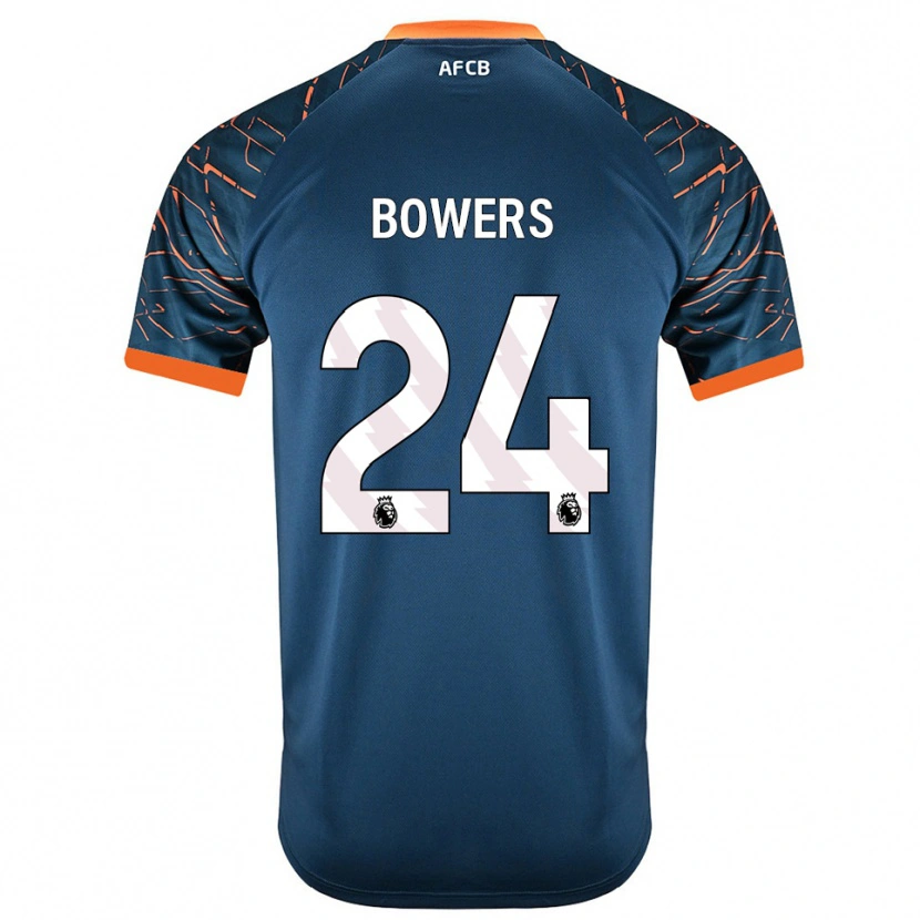 Danxen Męski Kelci Bowers #24 Ciemnoniebieski Łupek Koszulka Bramkarska 2025/26