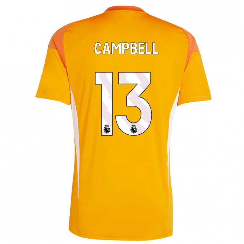 Danxen Męski Luke Campbell #13 Pomarańczowy Biały Koszulka Bramkarska 2025/26