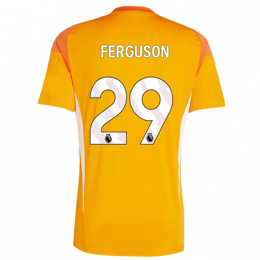 Danxen Męski Georgie Ferguson #29 Pomarańczowy Biały Koszulka Bramkarska 2025/26