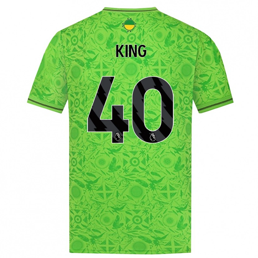 Danxen Męski Tom King #40 Zielony Czarny Koszulka Bramkarska 2025/26