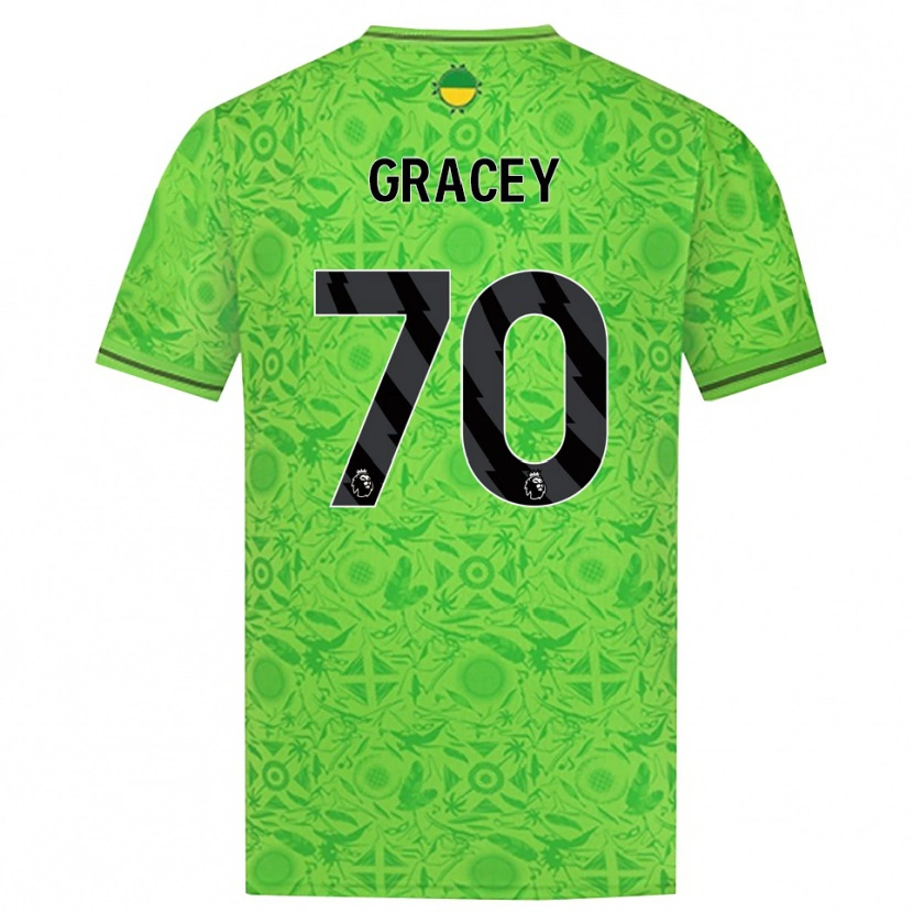 Danxen Męski Josh Gracey #70 Zielony Czarny Koszulka Bramkarska 2025/26