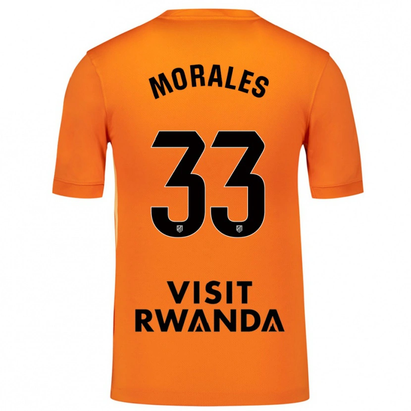 Danxen Męski Luismi Morales #33 Pomarańczowo Czarny Koszulka Bramkarska 2025/26