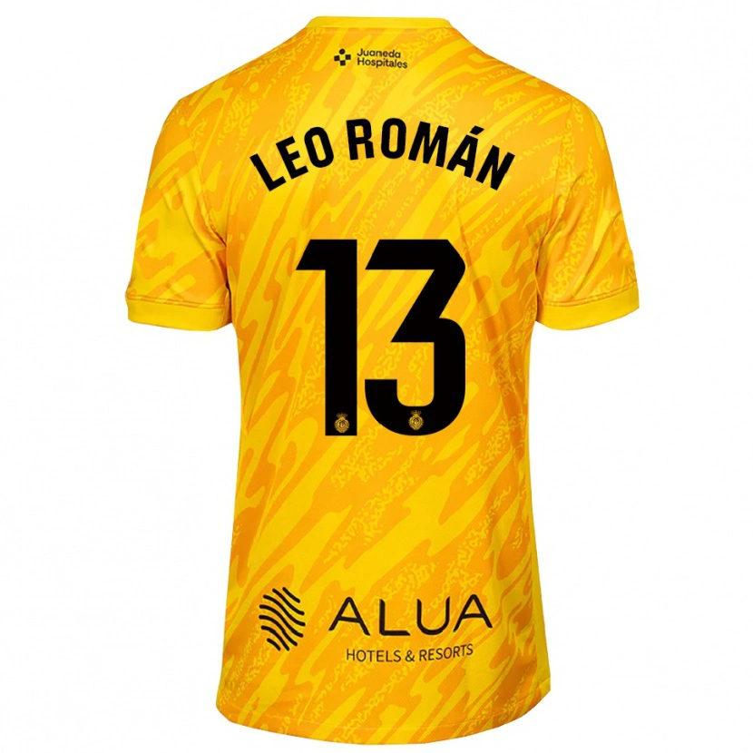 Danxen Męski Leo Román #13 Pomarańczowo Czarny Koszulka Bramkarska 2025/26