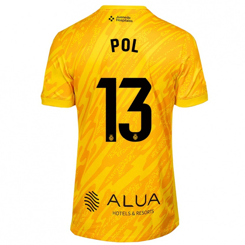 Danxen Męski Joan Pol #13 Pomarańczowo Czarny Koszulka Bramkarska 2025/26