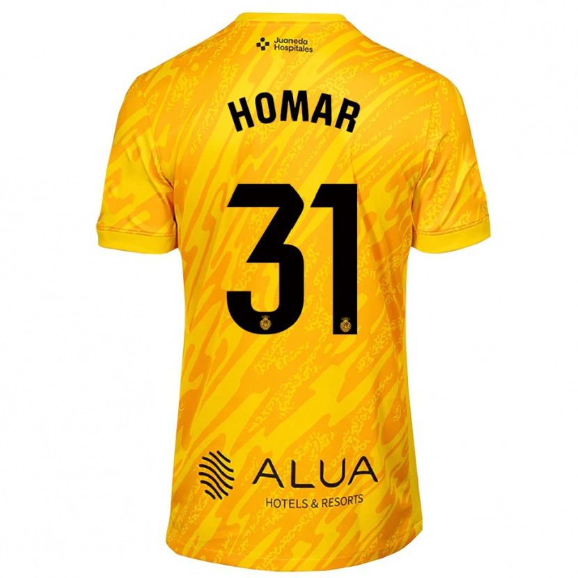 Danxen Męski Gaspar Homar #31 Pomarańczowo Czarny Koszulka Bramkarska 2025/26