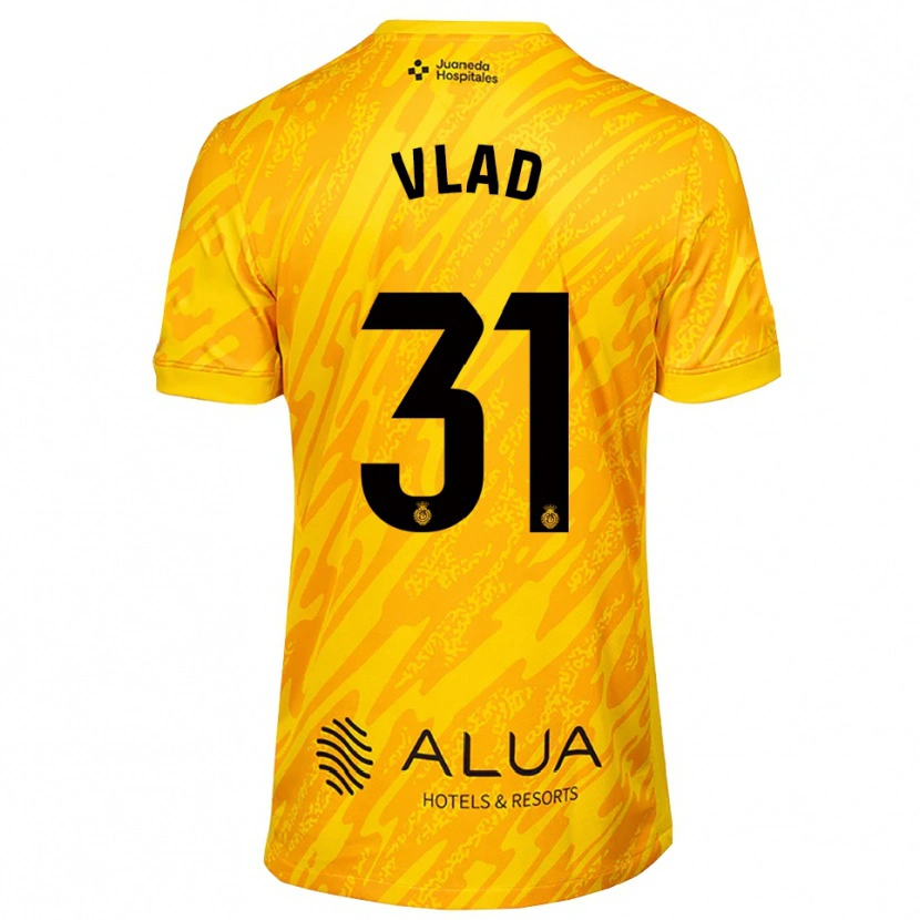 Danxen Męski Rares Vlad #31 Pomarańczowo Czarny Koszulka Bramkarska 2025/26