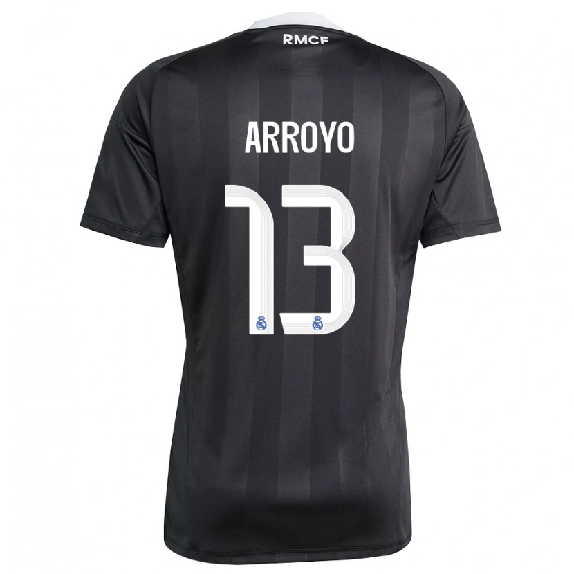Danxen Męski Diego Arroyo #13 Czarno Biały Koszulka Bramkarska 2025/26