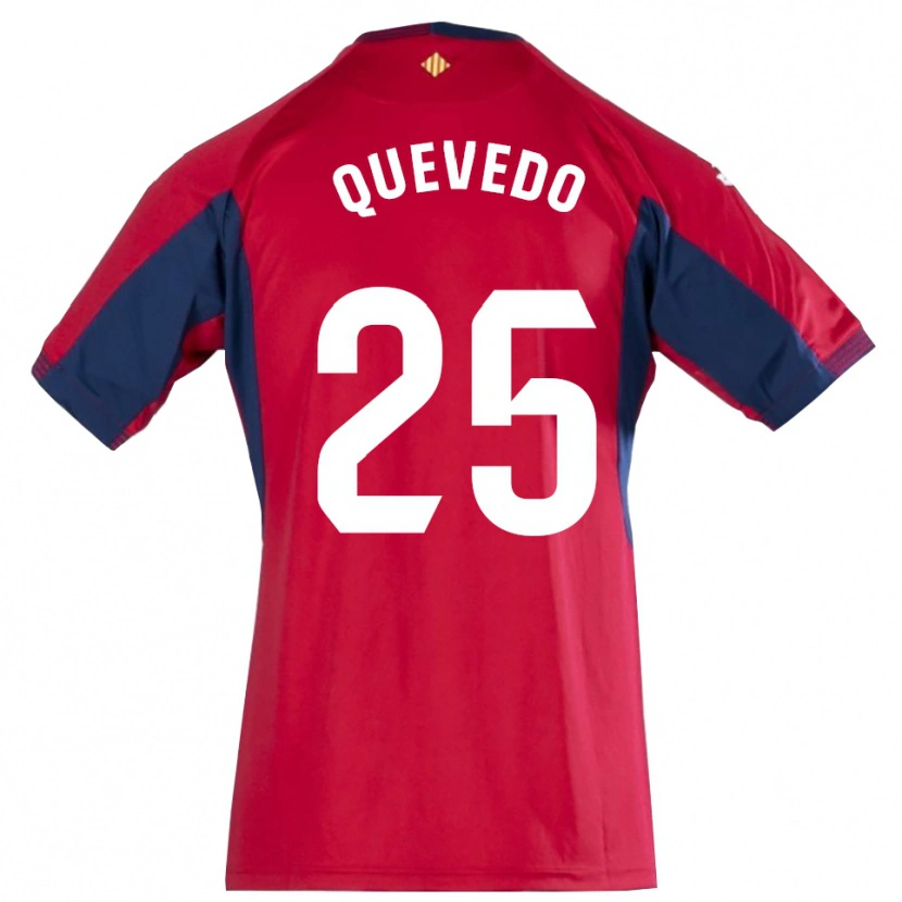 Danxen Męski Alex Quevedo #25 Królewsko Niebieski Czerwony Koszulka Bramkarska 2025/26