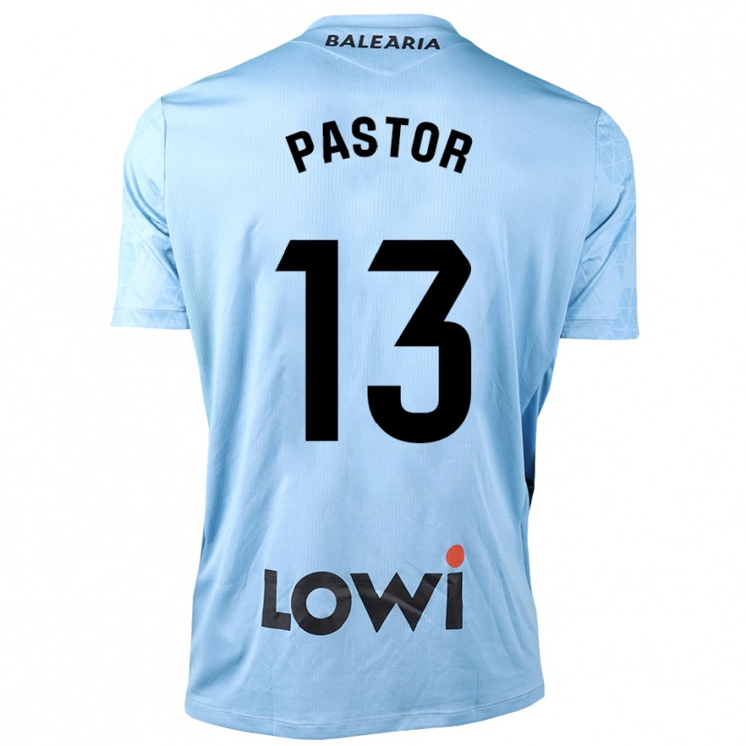 Danxen Męski Alfonso Pastor #13 Jasno Niebieski Czarny Koszulka Bramkarska 2025/26