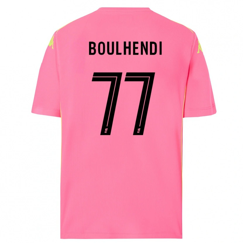 Danxen Męski Teddy Boulhendi #77 Gorąco Różowy Czarny Koszulka Bramkarska 2025/26