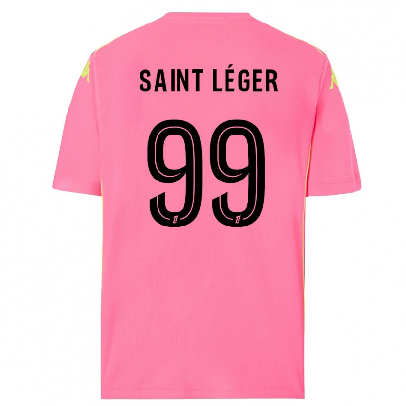 Danxen Męski Maureen Saint Léger #99 Gorąco Różowy Czarny Koszulka Bramkarska 2025/26