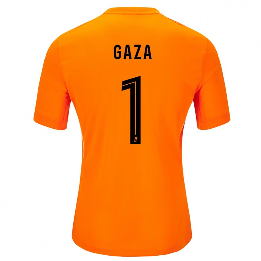 Danxen Męski Johnny Gaza #1 Pomarańczowo Czarny Koszulka Bramkarska 2025/26