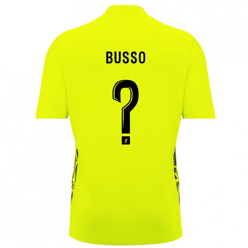 Danxen Męski Louise Busso #0 Fluorescencyjna Zieleń Koszulka Bramkarska 2025/26