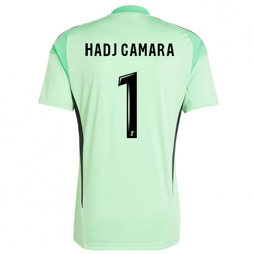 Danxen Męski El Hadj Camara #1 Jasno Zielono Czarny Koszulka Bramkarska 2025/26