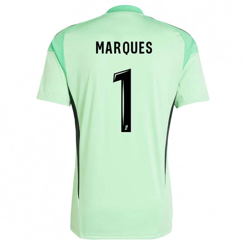 Danxen Męski Inès Marques #1 Jasno Zielono Czarny Koszulka Bramkarska 2025/26