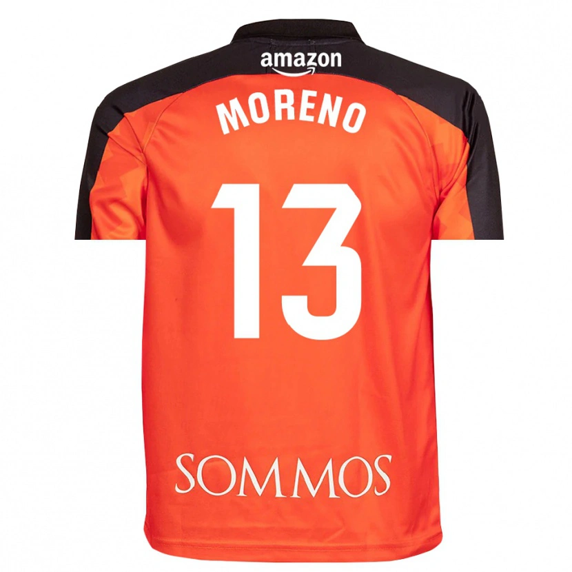 Danxen Męski Eloy Moreno #13 Pomarańczowo Czarny Koszulka Bramkarska 2025/26