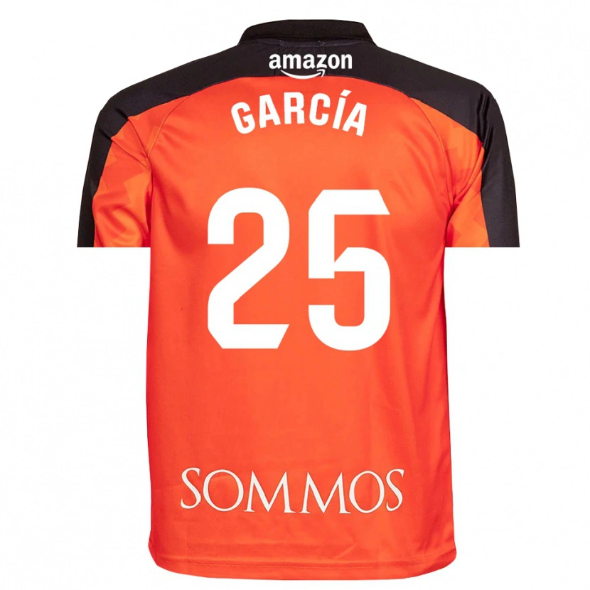 Danxen Męski Jaime García #25 Pomarańczowo Czarny Koszulka Bramkarska 2025/26
