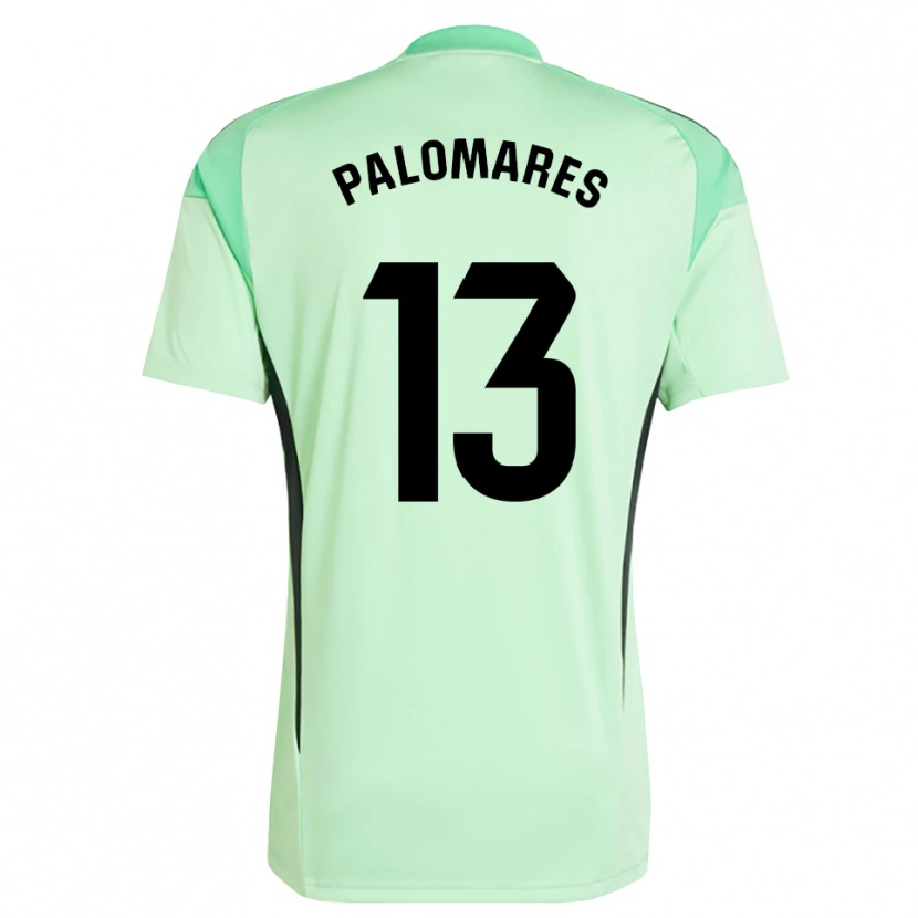 Danxen Męski Juanpa Palomares #13 Jasno Zielono Czarny Koszulka Bramkarska 2025/26