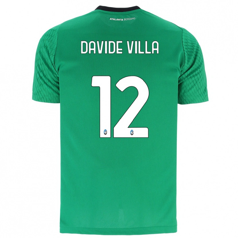 Danxen Męski Matteo Davide Villa #12 Szmaragdowy Zielony Koszulka Bramkarska 2025/26