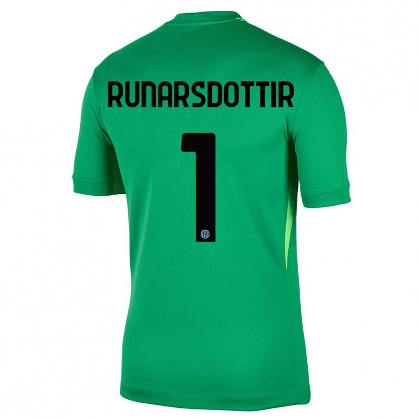 Danxen Męski Cecilía Rán Rúnarsdóttir #1 Jasnozielony Czarny Koszulka Bramkarska 2025/26
