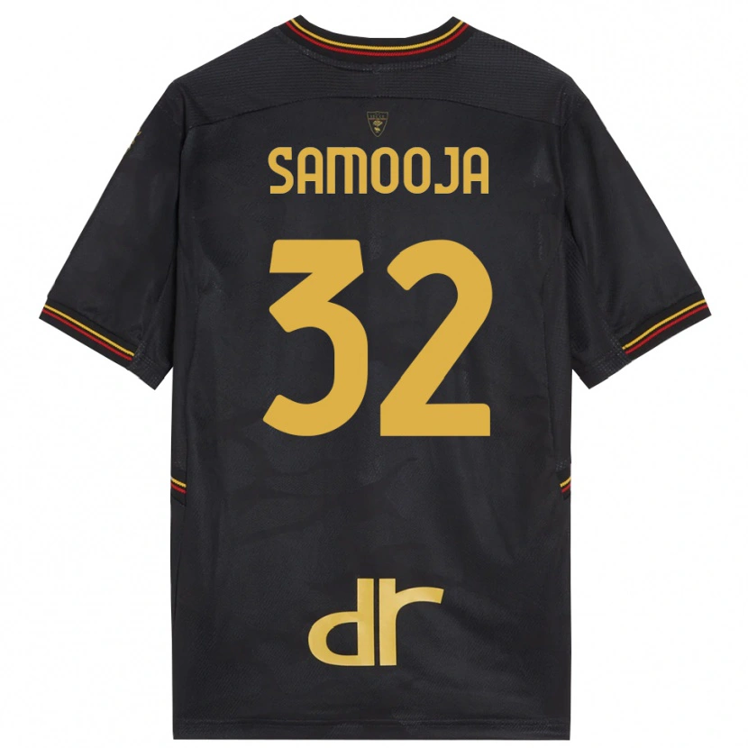 Danxen Męski Jasper Samooja #32 Czarny Brązowy Koszulka Bramkarska 2025/26