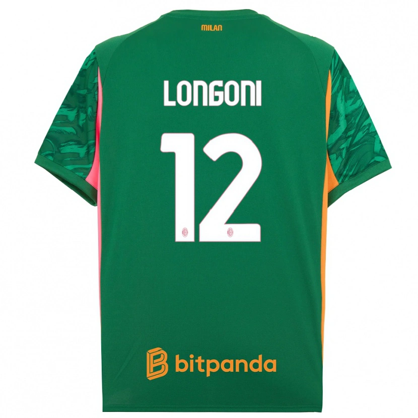 Danxen Męski Alessandro Longoni #12 Zielony Pomarańczowy Różowy Koszulka Bramkarska 2025/26