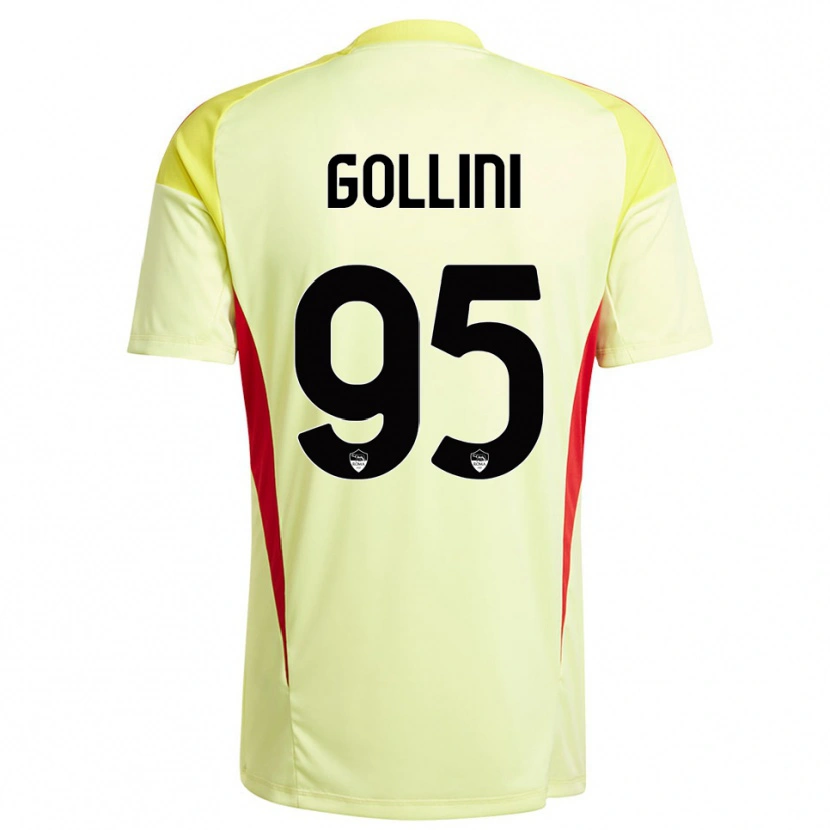 Danxen Męski Pierluigi Gollini #95 Jasnożółty Pomarańczowy Koszulka Bramkarska 2025/26