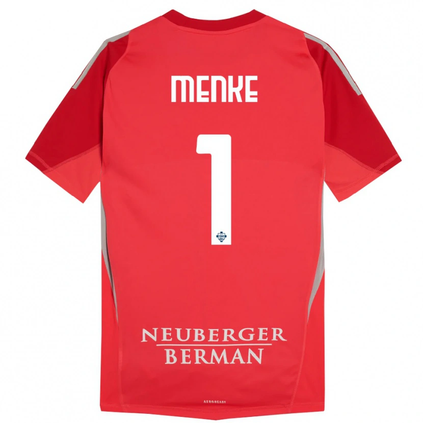 Danxen Męski Henrique Menke #1 Czerwony Szary Koszulka Bramkarska 2025/26