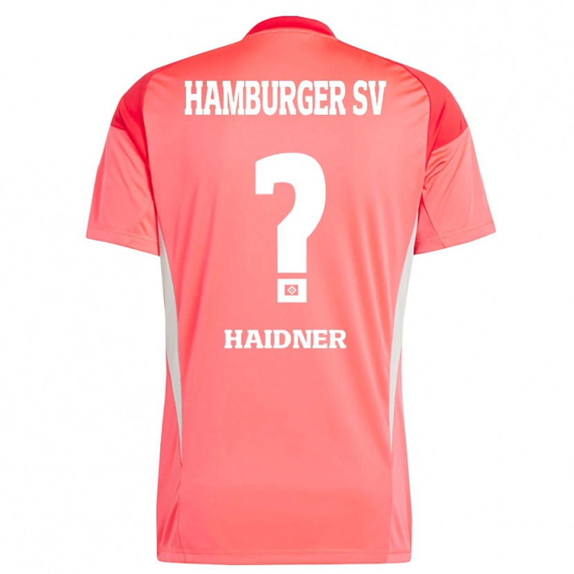Danxen Męski Larissa Haidner #0 Czerwony Pomarańczowy Koszulka Bramkarska 2025/26
