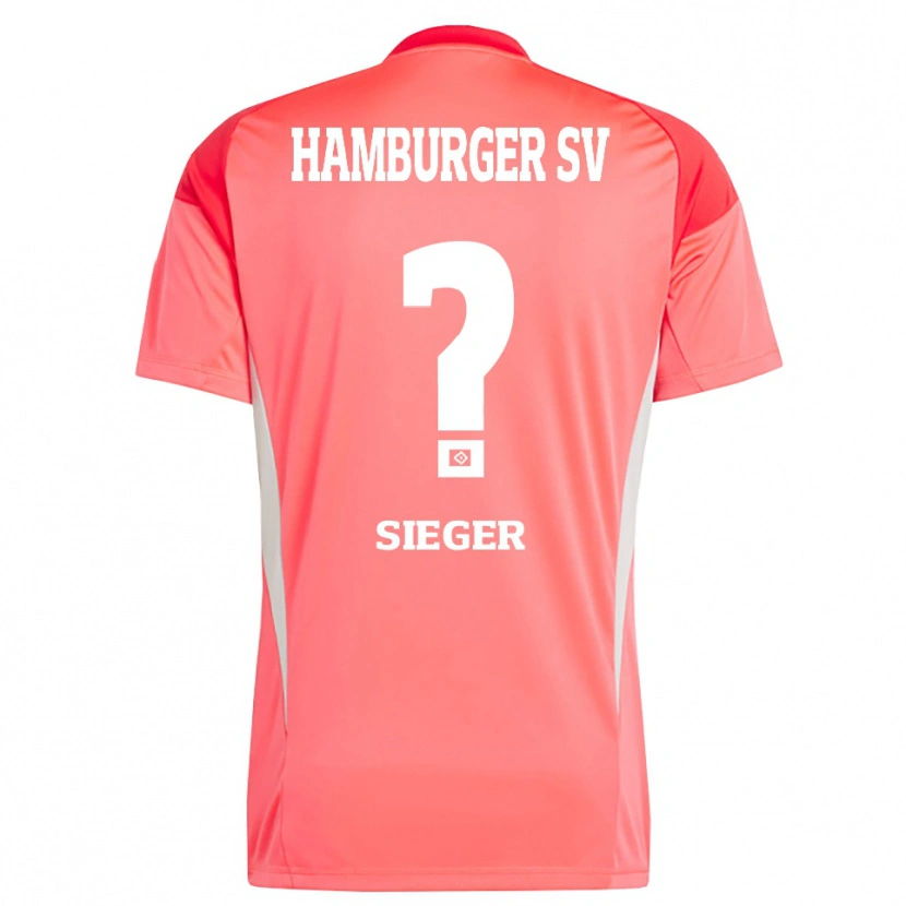 Danxen Męski Laura Sieger #0 Czerwony Pomarańczowy Koszulka Bramkarska 2025/26