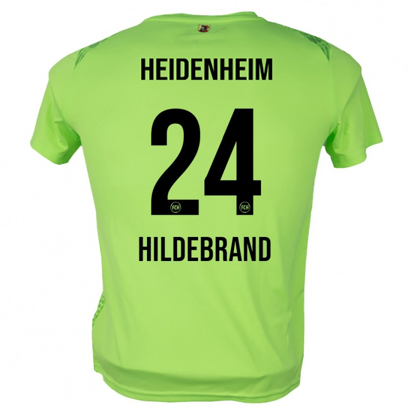 Danxen Męski Jan Hildebrandt #24 Bladozielony Koszulka Bramkarska 2025/26