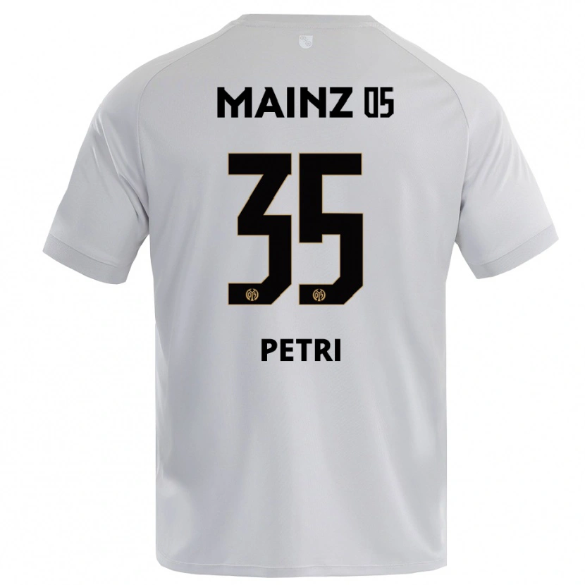 Danxen Męski Jolina Petri #35 Jasnoszary Niebieski Koszulka Bramkarska 2025/26