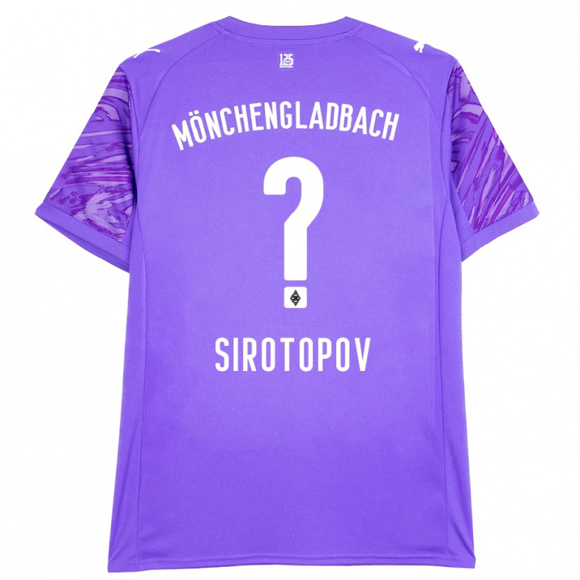 Danxen Męski Artem Sirotopov #0 Liliowy Biały Koszulka Bramkarska 2025/26