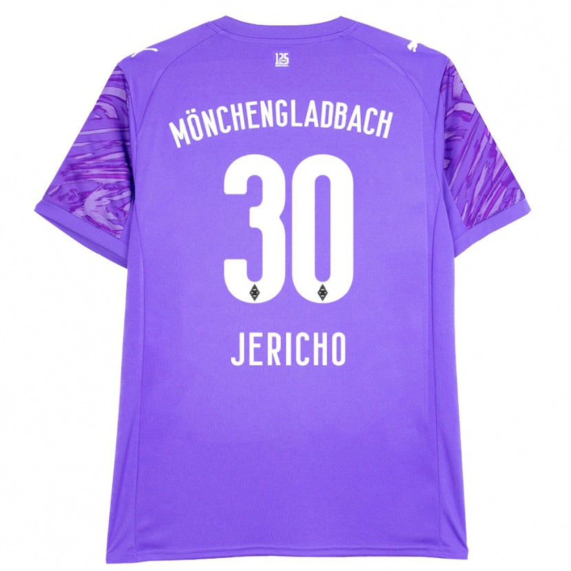 Danxen Męski Aidan Jericho #30 Liliowy Biały Koszulka Bramkarska 2025/26