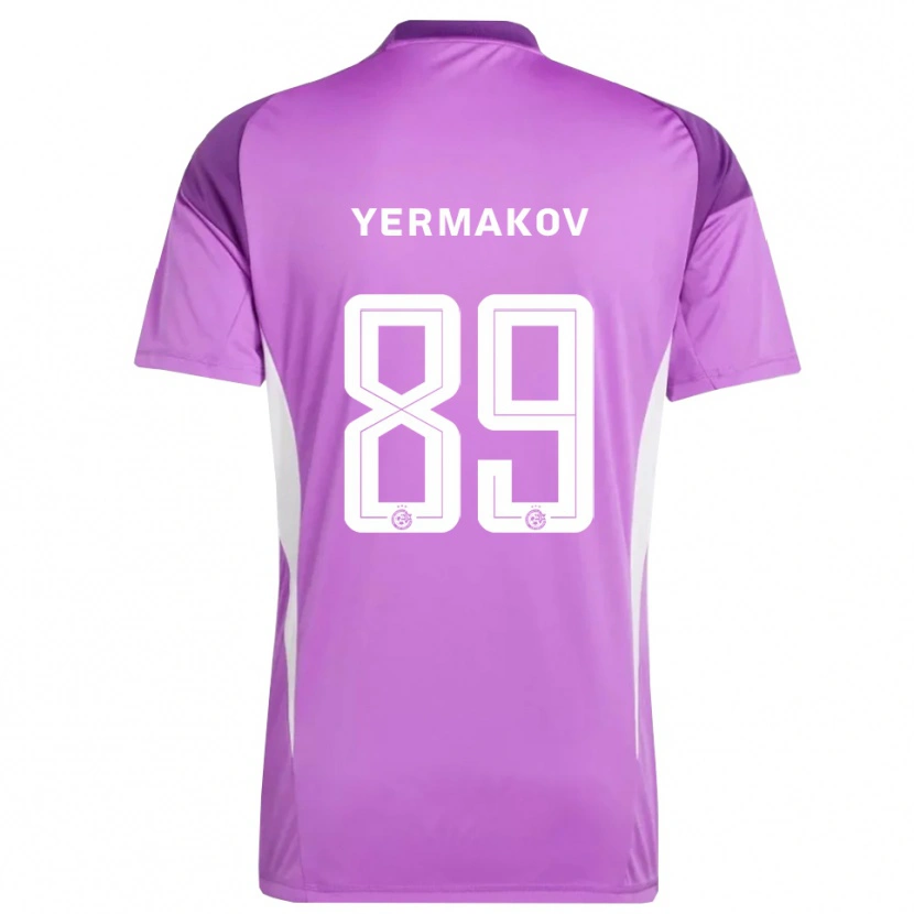 Danxen Męski Georgiy Yermakov #89 Fiołkowo-Fioletowy Koszulka Bramkarska 2025/26