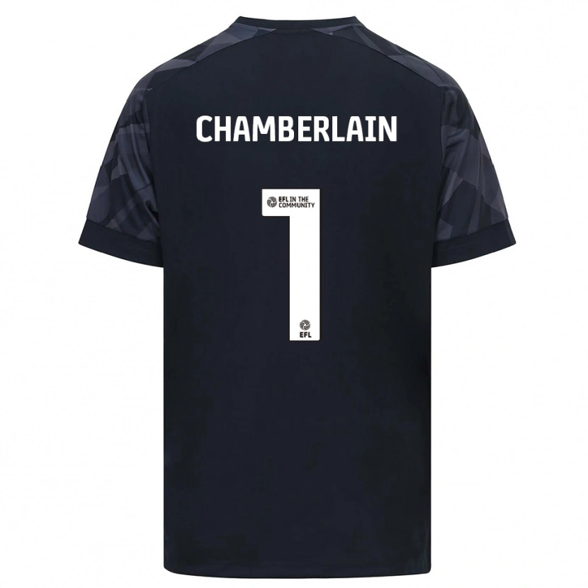 Danxen Kobiety Ceryn Chamberlain #1 Czarny Biały Koszulka Bramkarska 2025/26