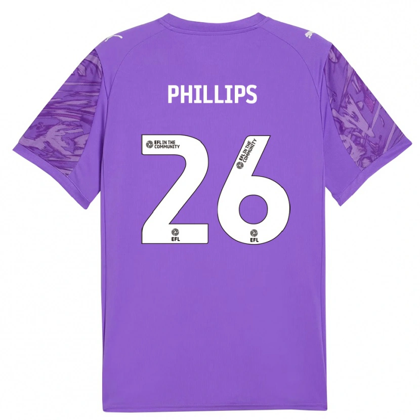 Danxen Kobiety Noah Phillips #26 Ciemny Fiolet Koszulka Bramkarska 2025/26